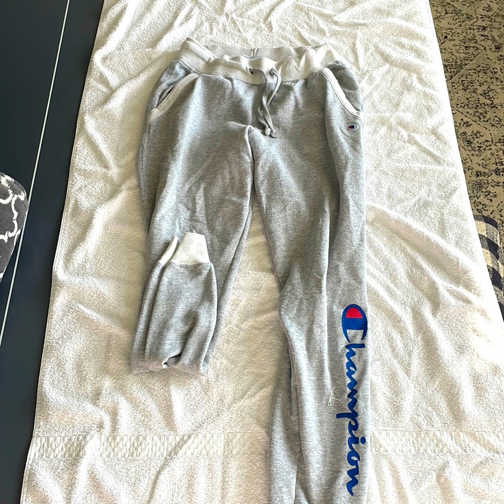 champion grey sweats